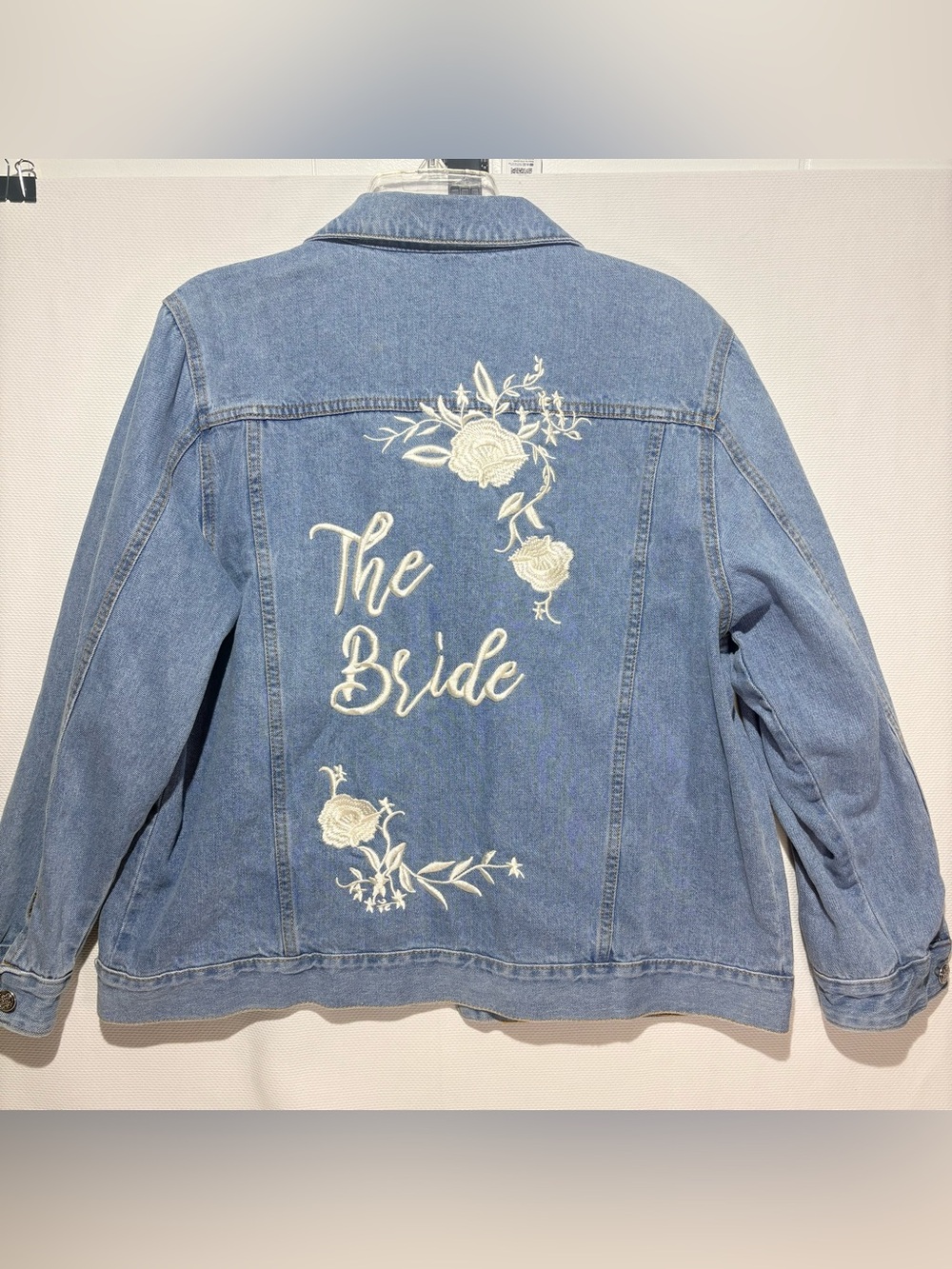 Bridal Bachelorette Jean jacket and hat bundle!